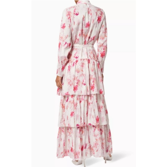 Misa Los Angeles Abigail floral tiered long sleeve maxi dress nwt size S - Picture 14 of 15